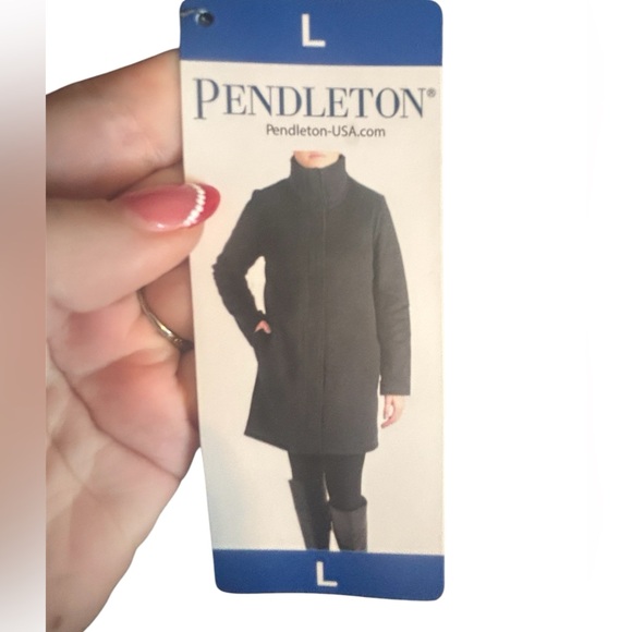 🐨🐨🐨 Ladies Pendleton Cascade Wool Coat Size L 🐨🐨🐨 - Picture 4 of 11